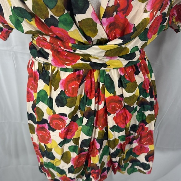 L’Academie The Ines Floral Dress Size Small - Picture 4 of 8